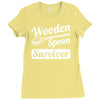 wooden spoon survivor Ladies Fitted T-Shirt