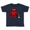 bird powered robot Toddler T-shirt
