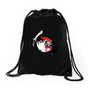samurai jack and aku yin yang Drawstring Bags