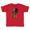 skull us flag Toddler T-shirt