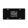 Donald Glover License Plate