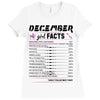 December Girl Facts Sagittarius Ladies Fitted T-Shirt