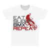 eat sleep bmx repeat All Over Men's T-shirt
