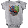 scott lang crossing the back yard Baby Onesie