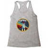 Nasa  Blue White Yellow Color Racerback Tank