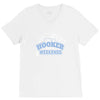 hooker at the weekends1 V-Neck Tee