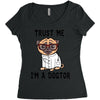 trust me i'm a dogtor Women's Triblend Scoop T-shirt
