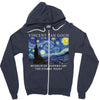 Vincent Van Gogh The Starry Night Zipper Hoodie