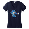 mega mario Women's V-Neck T-Shirt