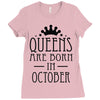 queens are born in october (2) Ladies Fitted T-Shirt