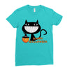 happy halloween Ladies Fitted T-Shirt