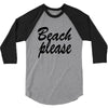 beach please 3/4 Sleeve Shirt