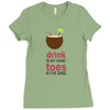 drink in my hand Ladies Fitted T-Shirt