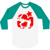 eric cantona, kungfu, manu 3/4 Sleeve Shirt