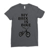 my bmx İs bike Ladies Fitted T-Shirt