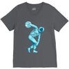 astronaut discus throwing V-Neck Tee