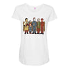 king of the hell Maternity Scoop Neck T-shirt