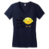 Easy Peasy Lemon Sgueezy Women's V-Neck T-Shirt