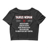 Taurus Woman Crop Top