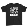 my indian name is runs with beer Youth Tee