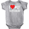 i love my boyfriend Baby Onesie