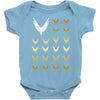 Maverick Pinstripe Lines Baby Onesie
