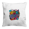 things might get weird Throw Pillow