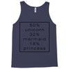 50 % unicorn Tank Top