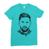 lionel messi 2 Ladies Fitted T-Shirt