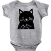 black cat (2) Baby Bodysuit