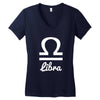 libra zodiac Women's V-Neck T-Shirt