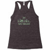 in science we trust Racerback Tank