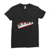 Piano And Music Ladies Fitted T-Shirt