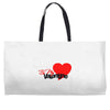 be my valentine 2 Weekender Totes