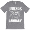 Legends Are Born In January T-Shirt
