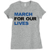March For Our Lives Ladies Fitted T-Shirt