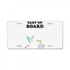 Baby On Board with Stork License Plate