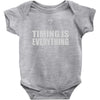 bass player timing is everything Baby Bodysuit