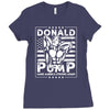 donald pump Ladies Fitted T-Shirt