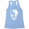 yin yang skull (2) Racerback Tank