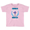American by Birth Christian By the Grace of God Toddler T-shirt