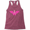 breast cancer wonder woman Racerback Tank