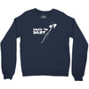 born to dart pfeil arrow bullseye triple double 180 club profi Crewneck Sweatshirt