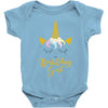 birthday unicorn girl Baby Bodysuit