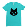 cute aniamal Ladies Fitted T-Shirt