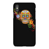 women's sugar skull purple iPhoneX Case