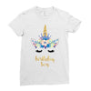 birthday unicorn family series birthday boy Ladies Fitted T-Shirt