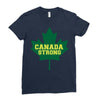canada strong Ladies Fitted T-Shirt
