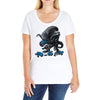 alien eats alien Ladies Curvy T-Shirt