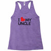 I Love My Uncle Racerback Tank
